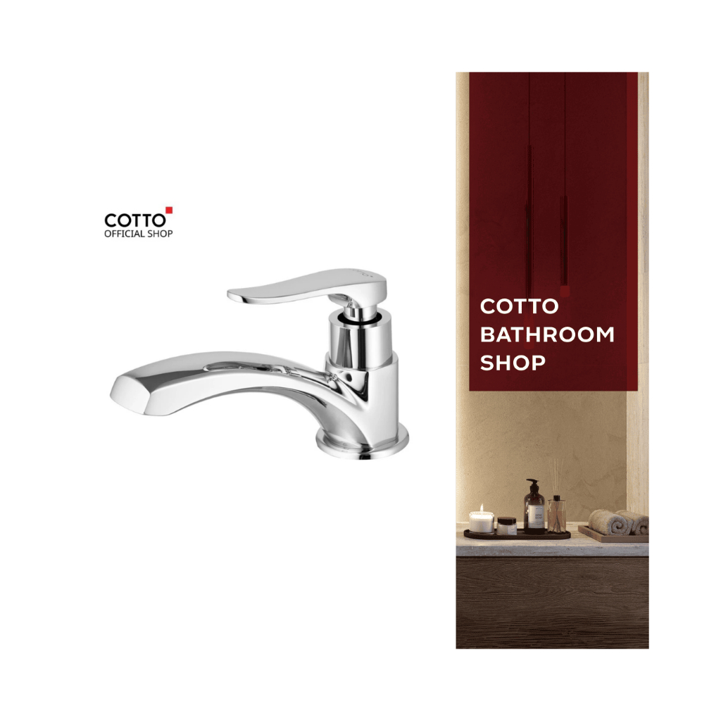 COTTO ก๊อกน้ำอ่างล้างหน้า รุ่น CT1206(HM)