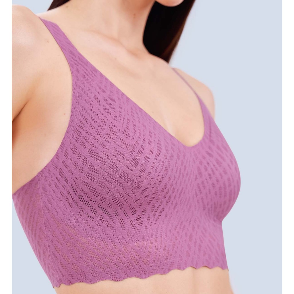 sloggi เสื้อชั้นใน smart bra รุ่น sloggi ZERO Feel Bliss BraletteAX R รหัส 10222201 สีม่วง 7574 — صورة 4