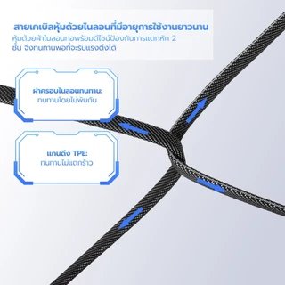 GOOJODOQ 65w สายชาร์จ Fast Charging Universal 4 In 1 หลายสาย Usb พร้อม Type C Micro