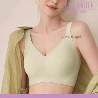 Love Angel เสื้อชั้นใน ไร้โครง เจลลี่บรา bar ใส่สบาย เก็บทรงดี กระชับอก- สีเนื้อเข้ม M-4XL 884
