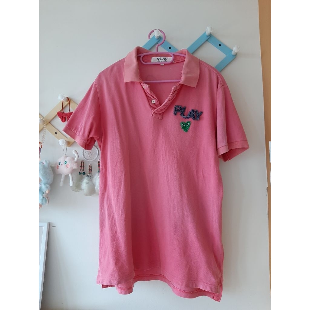 เสื้อPolo play comme des garcons แท้✔