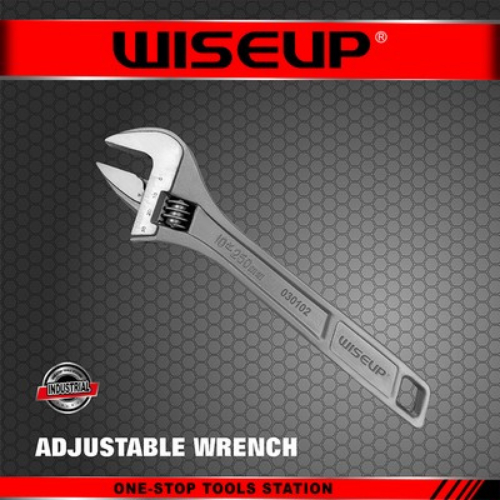 WISEUP ประแจเลื่อน 12 นิ้ว  รุ่น 030104 เหมาะกับงานขันน็อตหรือโบลต์ทั่วไป :โอเคอะไหล่แอร์