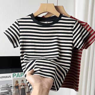 Y6Y - เสื้อยืดครอปลายทางวินเทจสำหรับผู้หญิง เสื้อยืดคอกลมแขน…