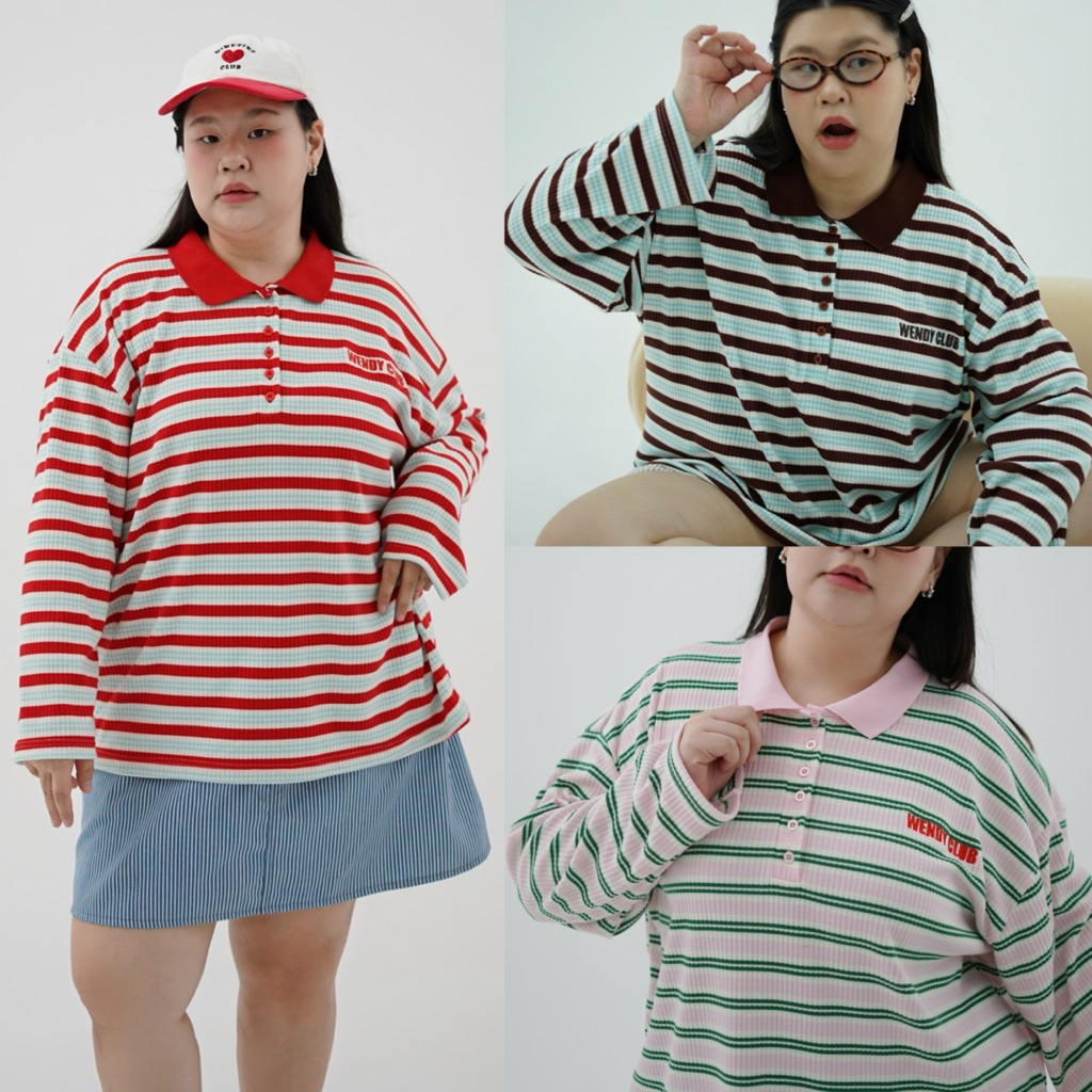 Harbin Street Long Polo เสื้อโปโลแขนยาว | wendystore19