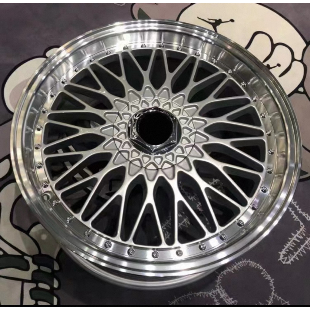 ล้อแม็กBBS ลาย SUPPER-RS สี Diamond Silver ขอบ 17