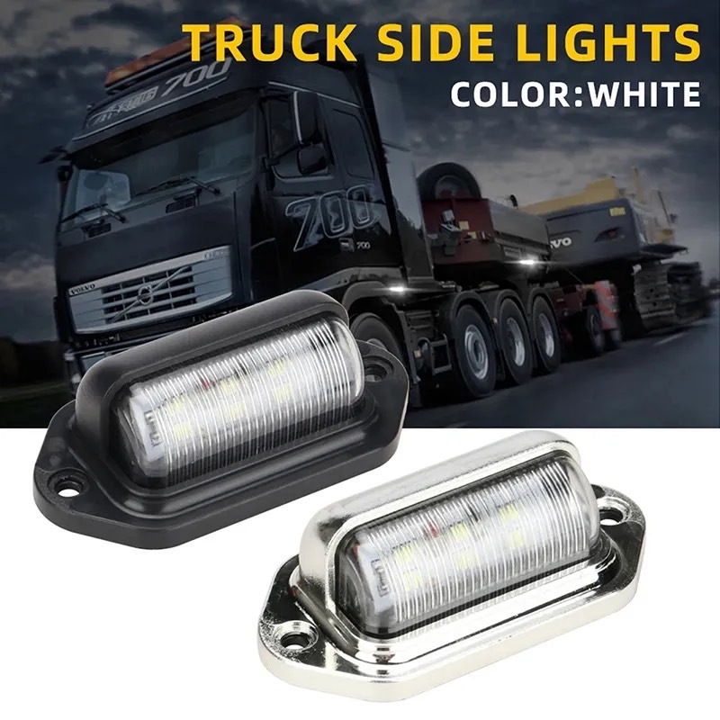 King-carmate  ไฟส่องป้ายทะเบียน LED ไฟป้ายทะเบียนกันน้ำ ไฟท้ายสำหรับรถพ่วงรถบ้านรถบรรทุก 12-24V 1ชิ้น พร้อมส่ง