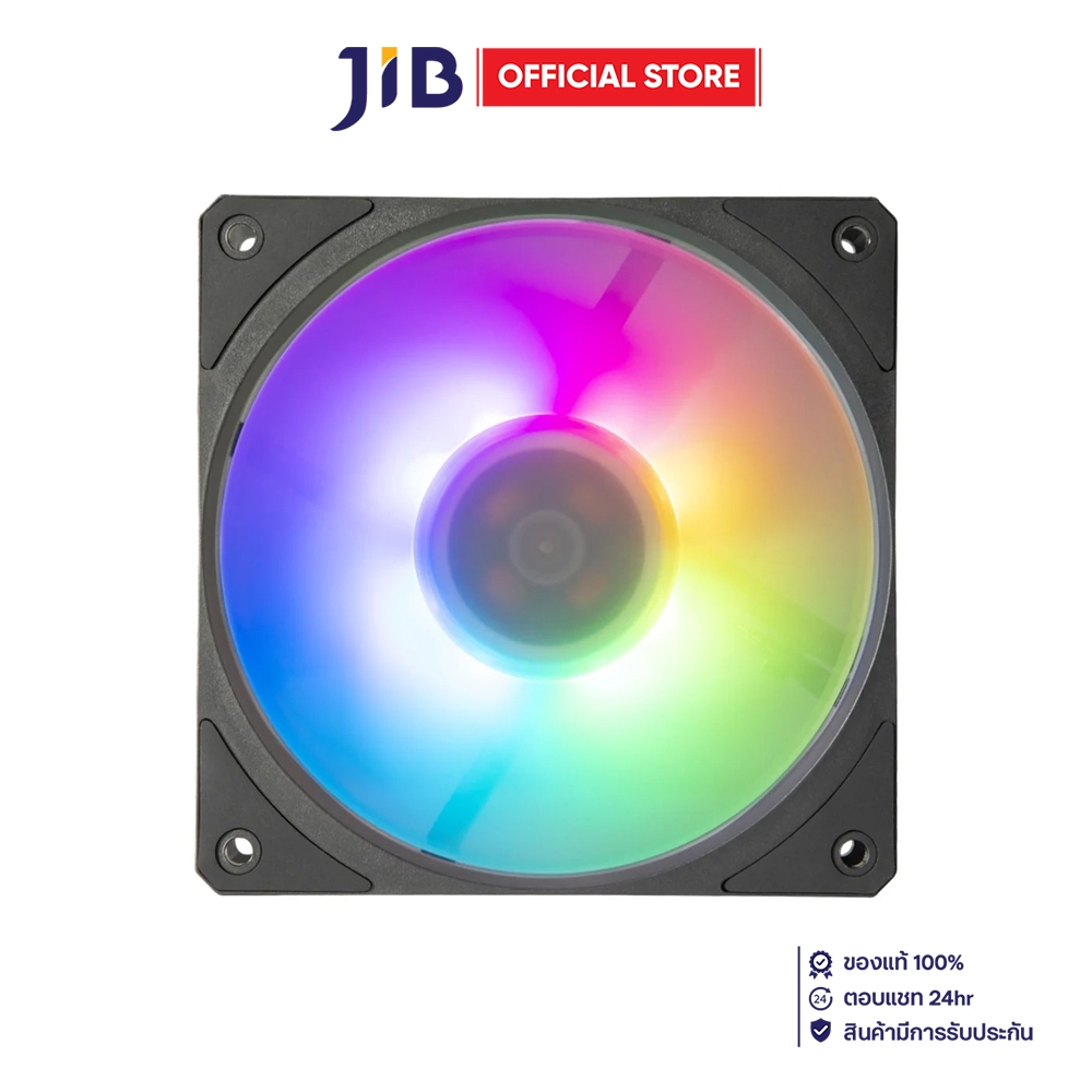 CASE FAN (พัดลมเคส) COOLER MASTER MOBIUS 120P ARGB - BLACK (MFZ-M2DN-24NP2-R1)