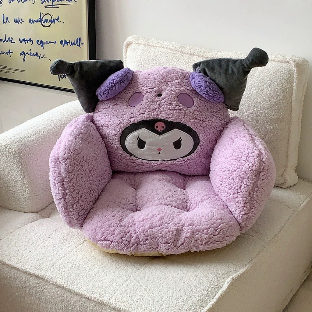 ส่งจากไทย💜 Kuromi เบาะรองนั่งคุโรมิ เบาะรองหลัง เสริมหนุนหลังกับเก้าอี้ทำงาน ที่พิงหลัง หมอนอิง 64023 - รูปที่ 4