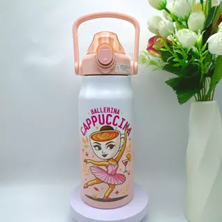 กระบอกน้ำทุง ทุง 1700 มล. กระบอกน้ำขนาดใหญ่ พร้อมหลอดและหูหิ้วจับแน่น กระบอกน้ำทุงทุง ซาฮูร์ร่า ใหญ่ สะใจ