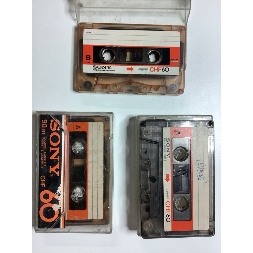 เทปเปล่า Sony EF 90นาที มือสอง,,เทปเปล่า มือ1 Sony  Metal-XR 60นาที,เทปเปล่ากรุงไทย มือสอง
