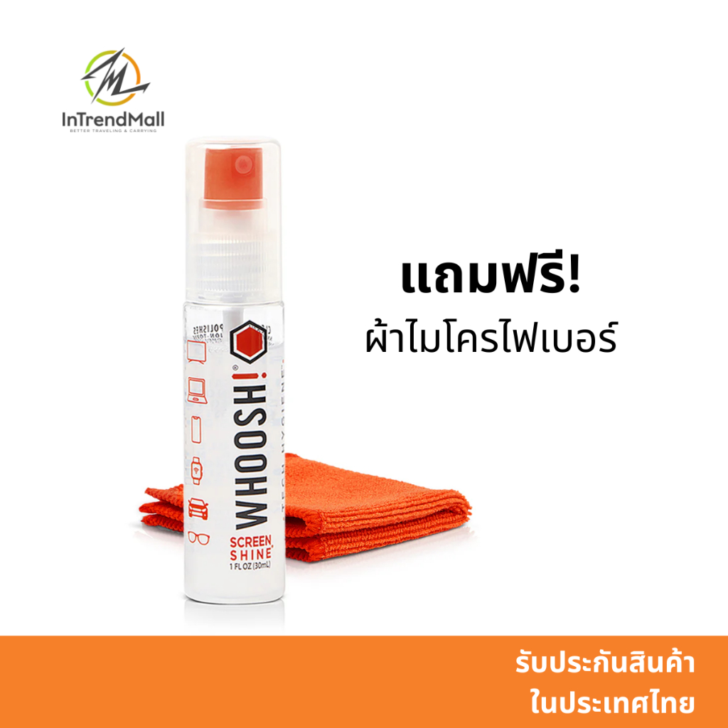 Whoosh Screen Shine น้ำยาทำความสะอาด มือถือ แท็บเล็ต (ขนาด 30ml)