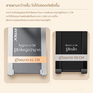 [รุ่นใหม่ปี2026] ลู่วิ่งไฟฟ้า New FITEX F16 สายพานกว้าง 45CM ปรับความชันสูงสุดได้ เชื่อมต่อ Zwift