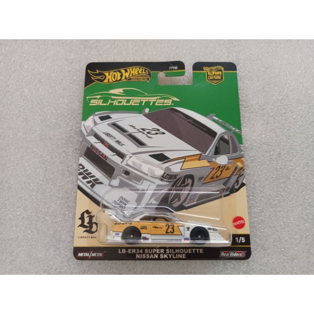 Hotwheels lb-er34 super silhouette nissan skyline