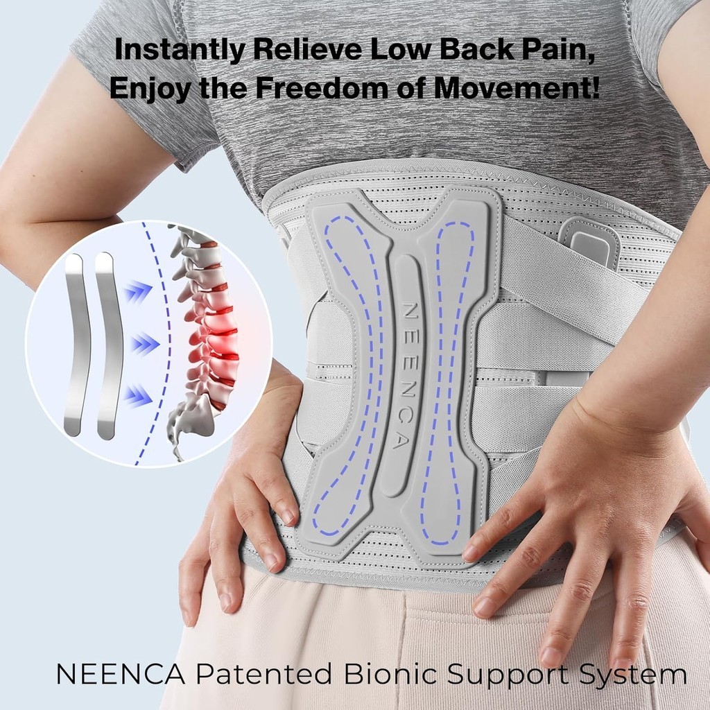 NEENCA เข็มขัดพยุงหลัง บรรเทาอาการปวดเอว BACK SUPPORT รูปที่ 3