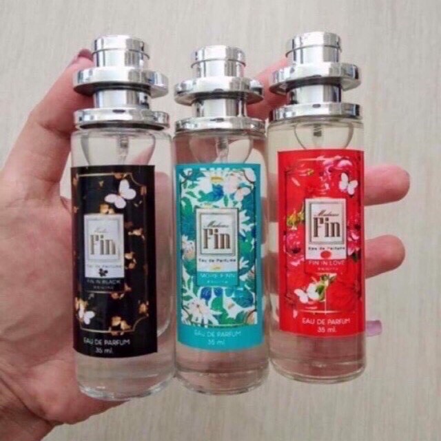 น้ำหอมมาดามฟิน หอมติดทนนาน 12 ชม. ขนาด 35 ML. กลิ่นเทียบแท้ค่ะ