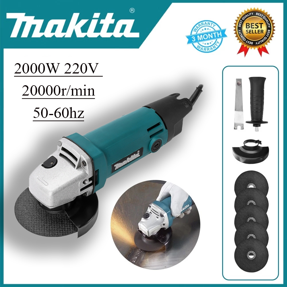 MAKITA เจียรไฟฟ้า หินเจีย ลูกหมูไฟฟ้า ลูกหมู สว่านไฟฟ้า อุปกรณ์ช่าง เครื่องเจีย ไฟฟ้า thailand ขัด เ