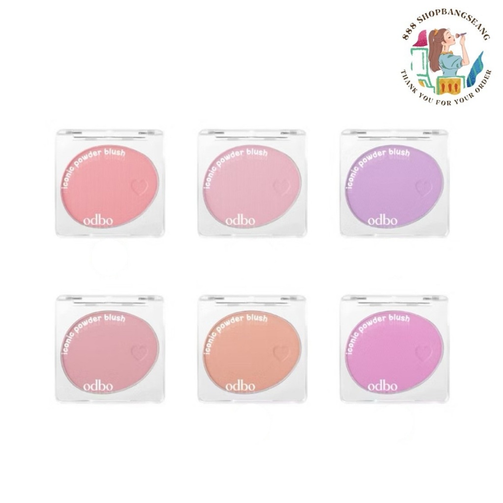 บลัชออนเนื้อฝุ่น โอดีบีโอ ODBO Iconic Powder Blush (OD1325)