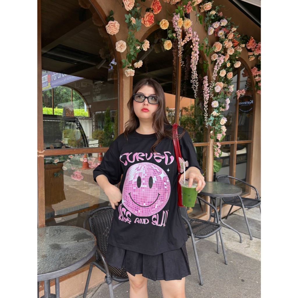 CurveG Disco Oversized เสื้อโอเวอรไซส์ดิสโก้