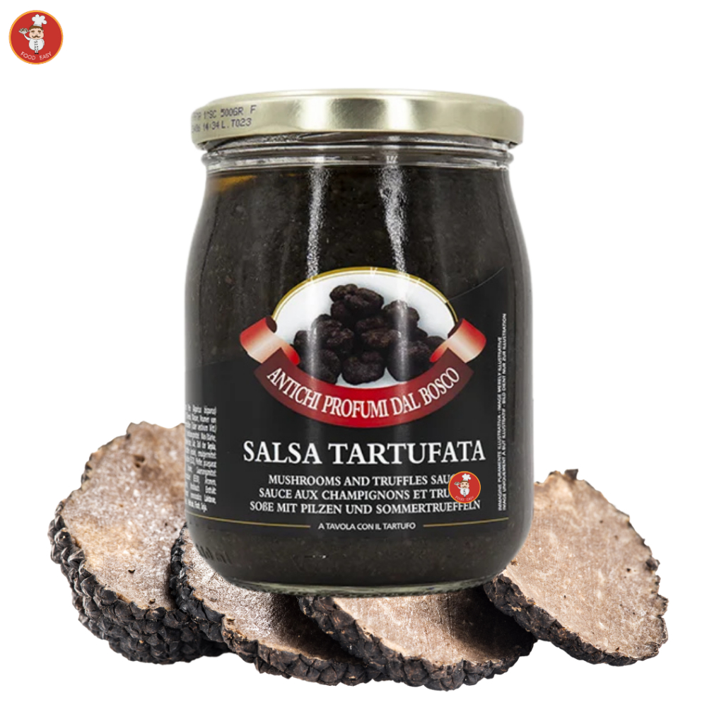 ซอสทรัฟเฟิล หอมเข้มข้น 5% Antichi Black Truffle Sauce 5% 500g