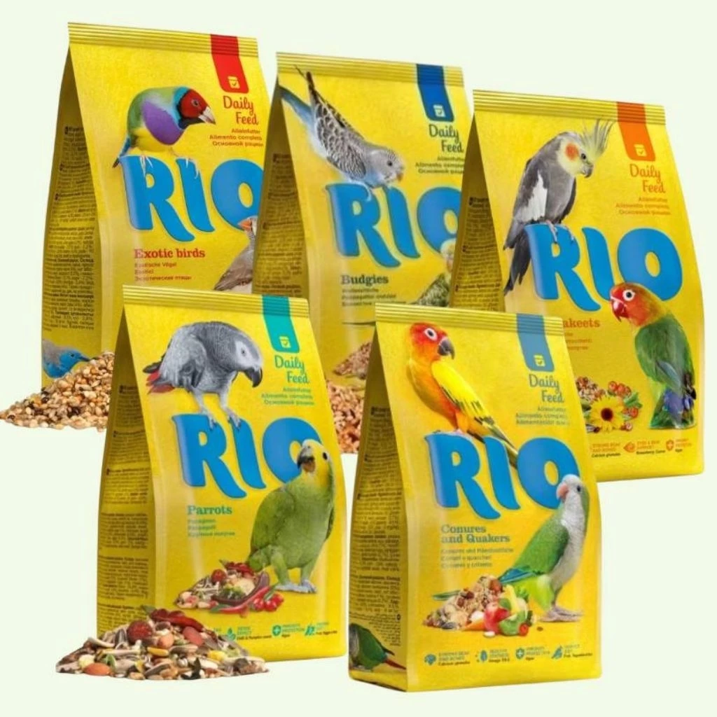 RIO Daily food อาหารนกเกรดพรีเมี่ยม อาหารสำหรับนกแก้ว นกสวยงามทุกสายพันธุ์