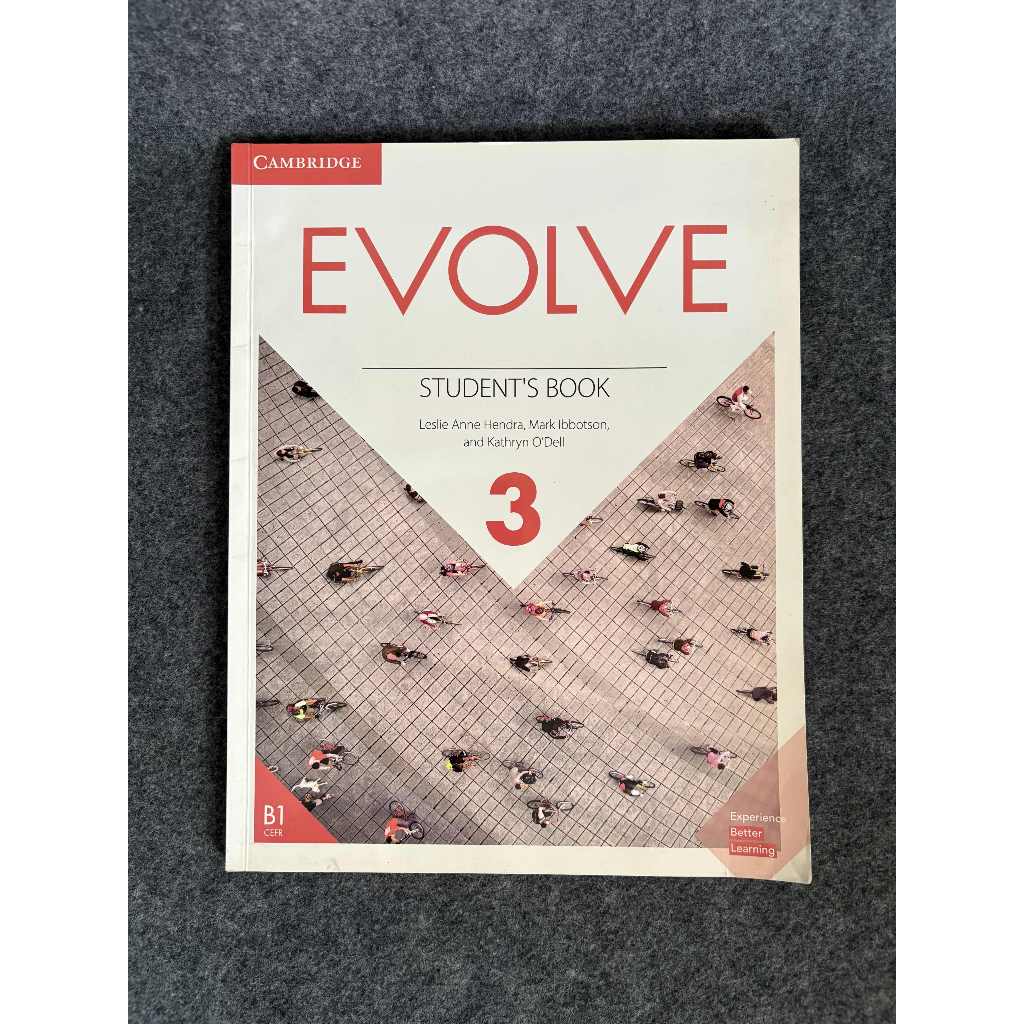 หนังสือภาษาอังกฤษ Cambridge EVOLVE 3 (CEFR B1): STUDENT'S BOOK ระดับ B1 (CHULA BOOK)