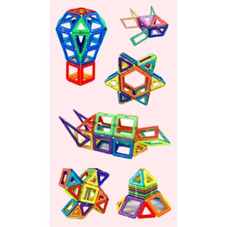 JoyToys บล็อกตัวต่อแม่เหล็ก 3D ของเล่นเตัวต่อแม่เหล็กของเล่นเสริม็่มเหลแม่เหล ตัวต่อแม่เหล็ก เสริมทักษะ ของเล่นเสริมพัฒน