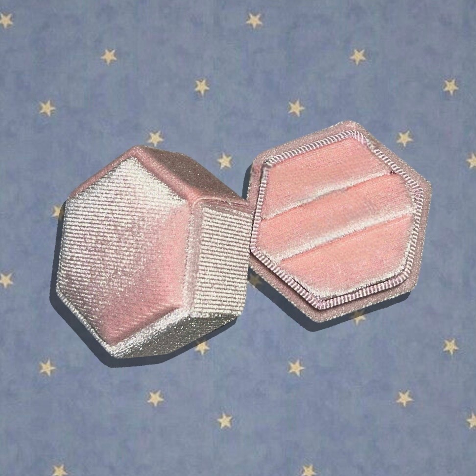 grumpy pink velvet jewelry_special gift