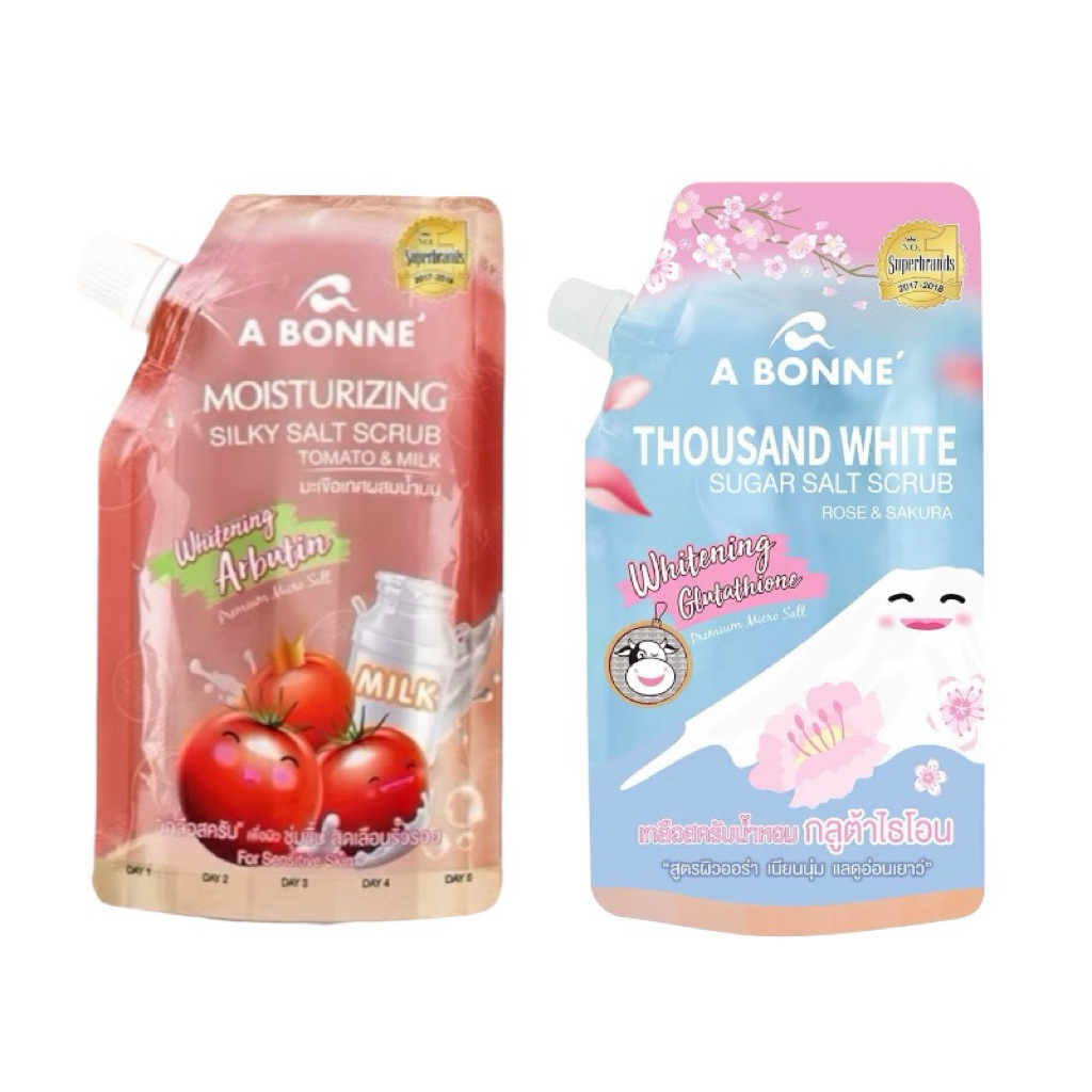 A bonne เกลือสครับน้ำหอม กลิ่นหอม ติดทนนาน เหมือนน้ำหอมเคาท์เตอร์แบรนด์ 350g.