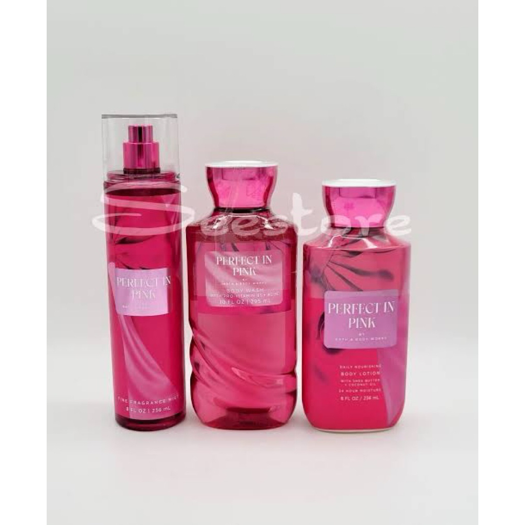 perfect pink bath and body works