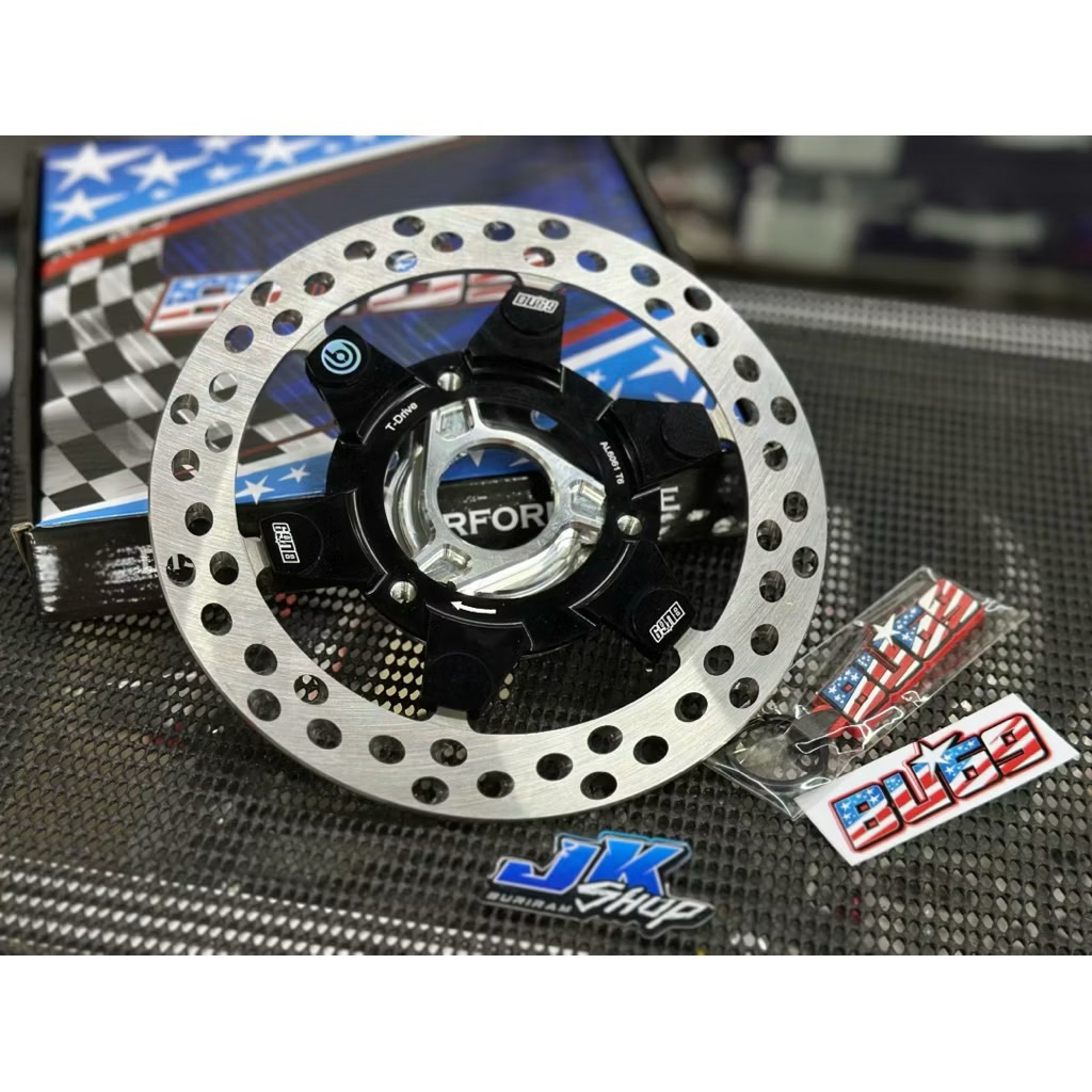 จานbu69แท้ ลายทีไดฟ์T-Dive208มิล ลายBK-T205มิล แท้ แถมสติกเกอร์แถมพวงกุญแจ - รูปที่ 3