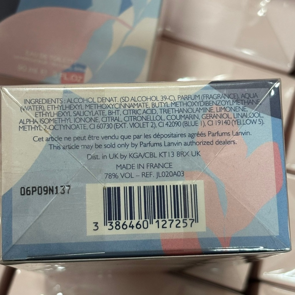 Lanvin Les Fleurs de Lanvin Blue Orchid EDT  90 ml กล่องซีล ราคา ถูกที่สุด ดีลบีเคเค แกลเลอรีภาพที่ 7