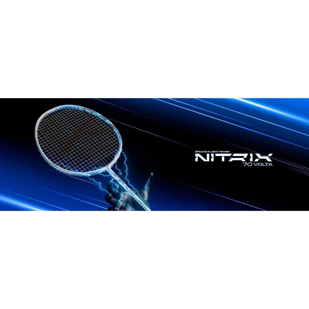 🔥ใหม่ล่าสุด! 🔥 🏸Hundred NITRIX 70 VOLTA ระเบิดพลังทุกสวิง! – ดุดัน เร็วแรง สำหรับมือโปรตัวจริง!
