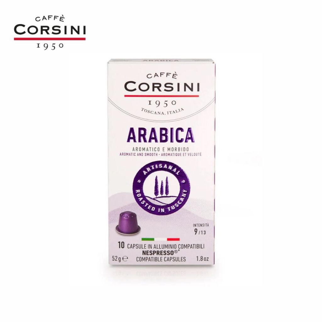 Arabica | Blend 100% Arabica | 10 Nespresso® compatible capsules® | Corsino Corsini