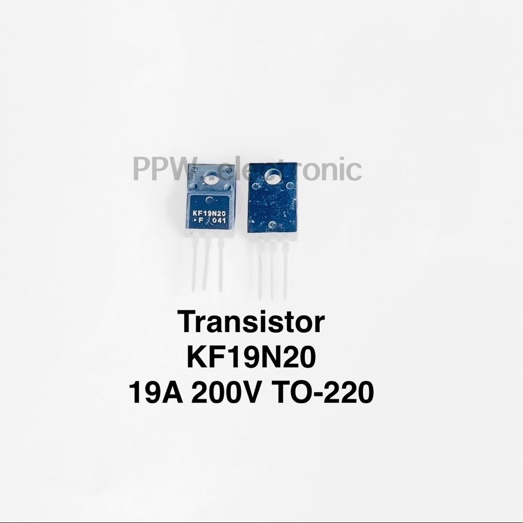 (แพ็ค1ตัว) KF19N20 19N20 KF19N20F TO220 19A 20V แบรนด์ KEC N-CHANNEL MOS FIELD EFFECT TRANSISTOR TO2