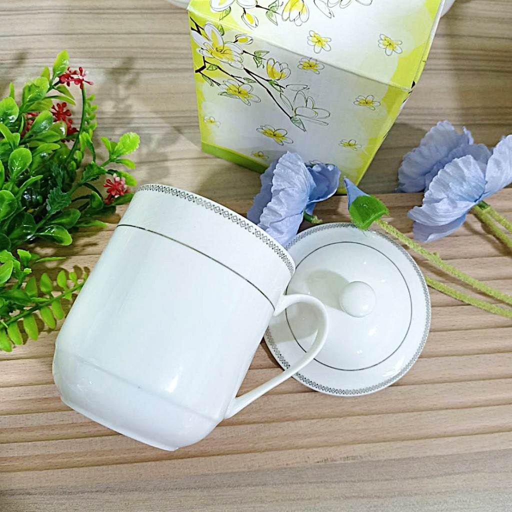 แก้ว พร้อมฝา แก้วเซรามิค  250,350,500ml. CH0042 CH0617📌โปรดอ่านรายละเอียดก่อนสั่งซื้อค่ะ🙏 - รูปที่ 5