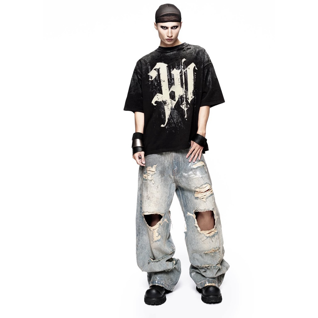 🔩Brand : Latui Crisis craver jeans & W-VESSEL T-SHIRT สินค้าพรีออเดอร์