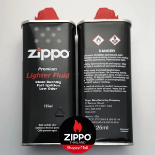 น้ำมัน Zippo ขนาด 4 ออนซ์ (125 ml.) จำนวน 10 กระป๋อง 10 cans of Zippo fluid