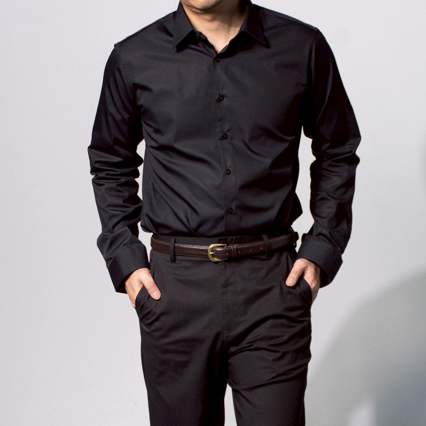 era-won เสื้อเชิ้ตเอราวอนแขนยาว ปกป้าน QUIET LUXURY SHIRT LONG MEN SLIM STANDRAD COLLAR