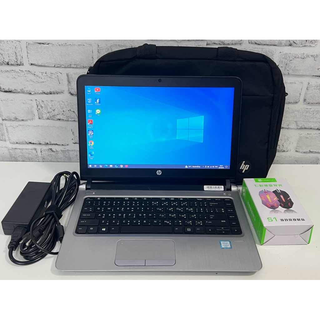 โน๊ตบุ๊คมือสอง HP ProBook 430 G3/ I7 Gen6/ SSD 128gb+HHD 500gb/ แรม 8gb/แบตใหม่/สินค้ามีรับประกันจาก