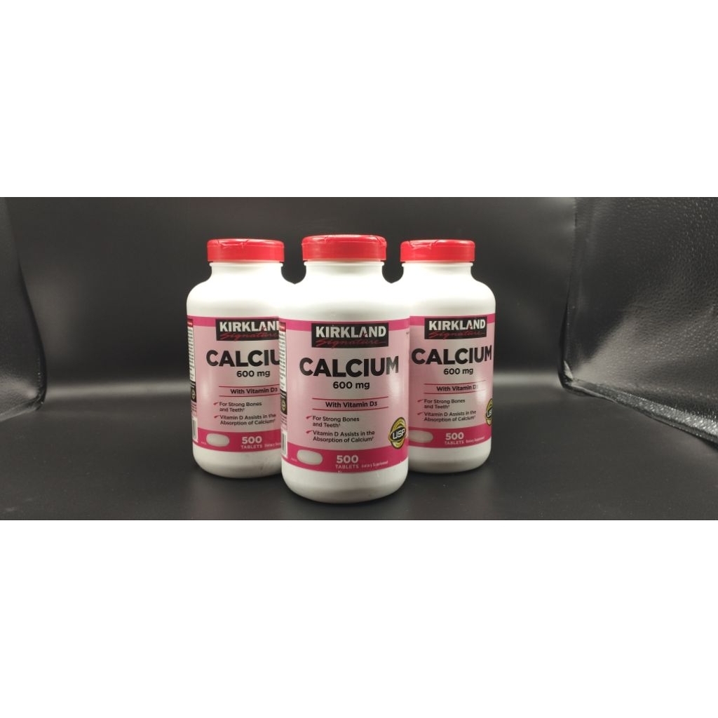 Exp 02/2028 Calcium 600 mg. with Vitamin D3, 500 Tablets