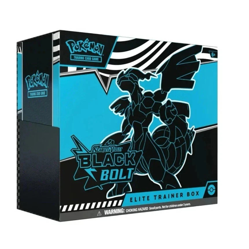 Pokemon TCG: Scarlet & Violet—Black Bolt Elite Trainer Box (ETB)English Version