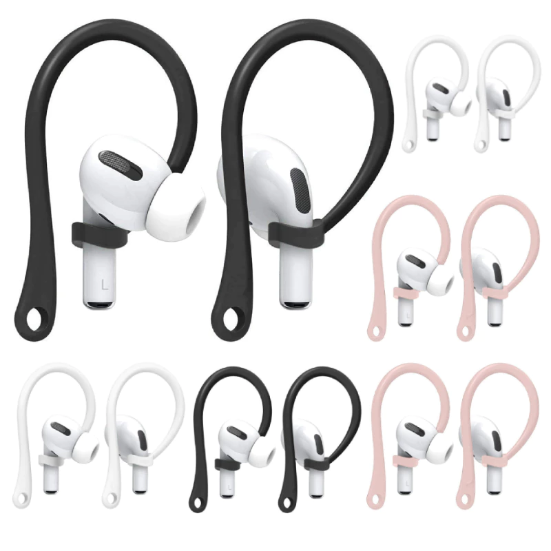ตะขอเกี่ยวหู ตัวยึดหูฟัง ซิลิโคนนิ่ม ที่เกี่ยวหูฟัง Bluetoothสำหรับเล่นกีฬา ป้องกันการหลุดหาย ซิลิโคนป้องกันการตกหล่น