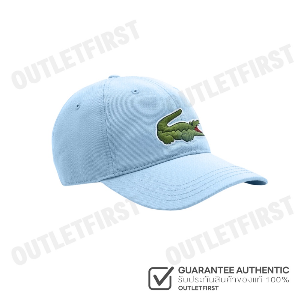 LACOSTE รุ่น UNISEX LACOSTE ADJUSTABLE ORGANIC COTTON TWILL CAP CODE: RK9871 10 HBP หมวกแก็ป หมวกเบส