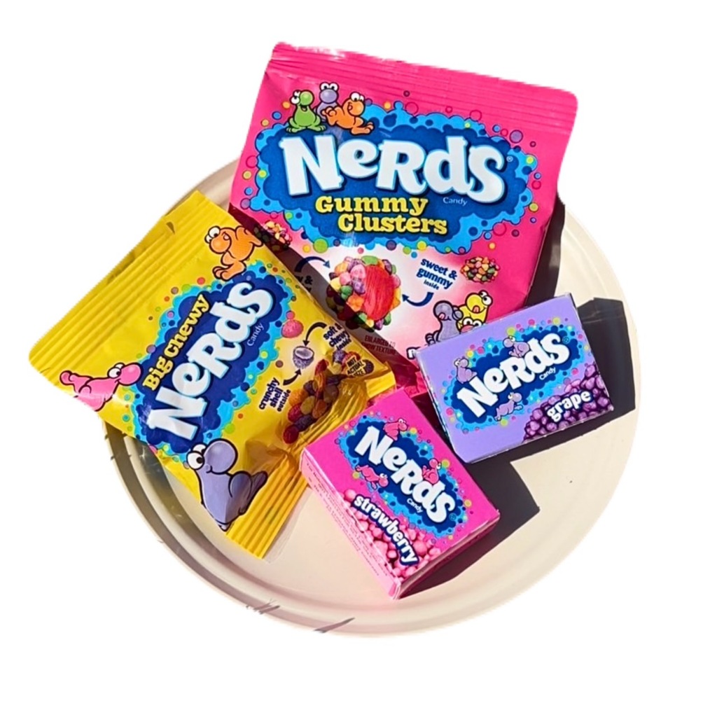 Nerds Gummy Clusters กัมมี่นำเข้าพร้อมส่ง เนิร์ดกัมมี่เคี้ยวหนึบ เคลือบผลไม้ หวานอมเปรี้ยวอร่อย