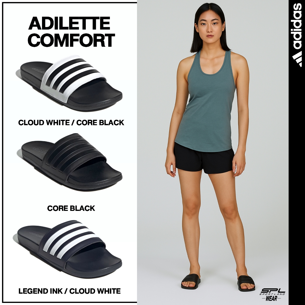 Adidas Collection อาดิดาส รองเท้าแตะ SPF Adilette Comfort รุ่น GZ5892 / GZ5891 / GZ5896 / GZ5893 / G