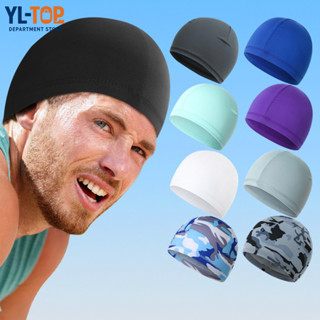 หมวกผ้าคลุมหัวกันเหงื่อ  - ซับเหงื่อ ใส่หมวกกันน็อค ขี่มอเตอ…