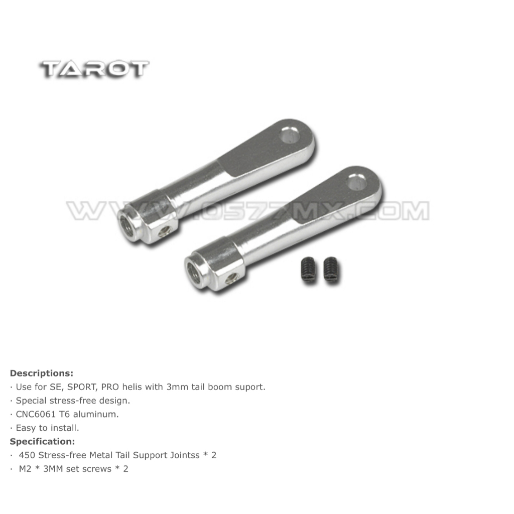 Tarot 450 Stress-free Metal Tail Boom Brace Joints Tl2758