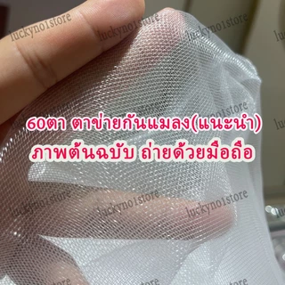 ตาข่ายปลูกผัก มุ้งกันแมลงผัก มุ้งขาว 32ตา 40ตา 60ตา ตาข่ายกันแมลงปลูกผัก เนื้อหนา ทนทาน ส่งจากไทย