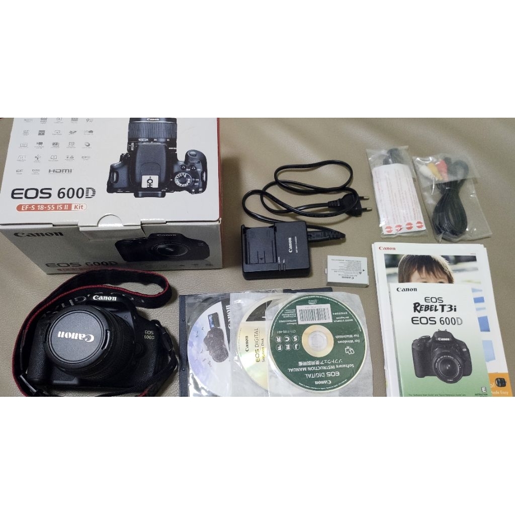 กล้อง DSLR Canon 600D เลนส์ 18-55 mm. มือสองสภาพดี