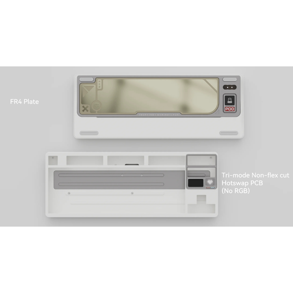 QK80 MK2 -  Spray-coated White